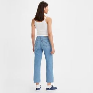 Levis Ribcage Straight Ankle jeans